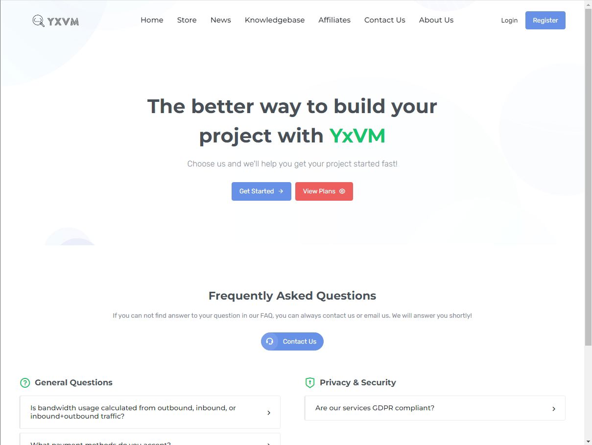 YxVM - 优质香港KVM VPS，国内外优化线路，优惠价格及高性能