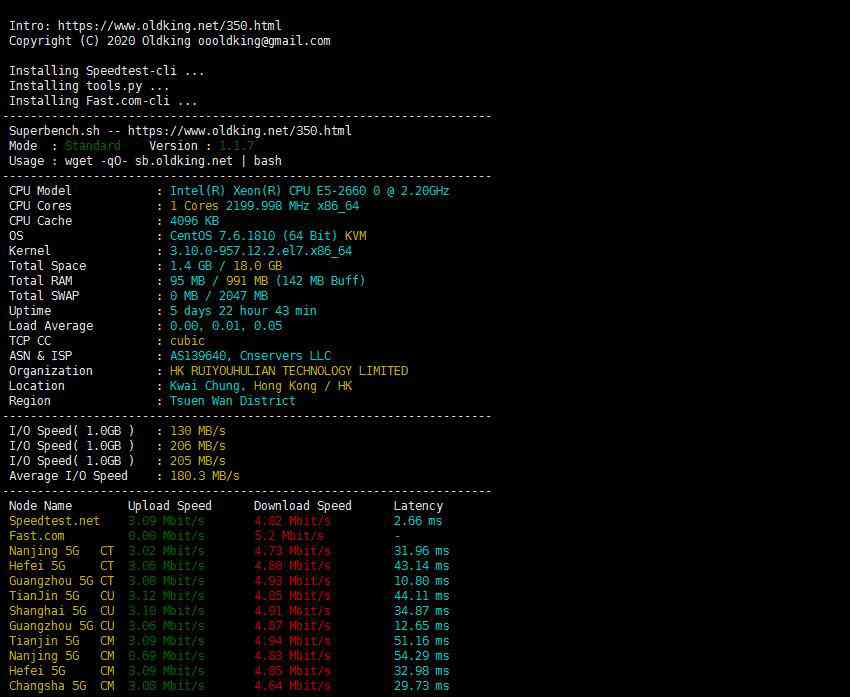 TmhHost香港VPS详细测评-CN2GIA线路延迟低速度稳