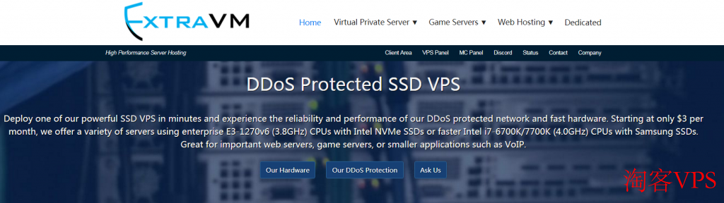ExtraVM Hosting Solutions