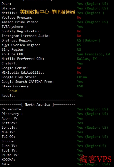 VmShell/ToToTel美国IPV4数据中心